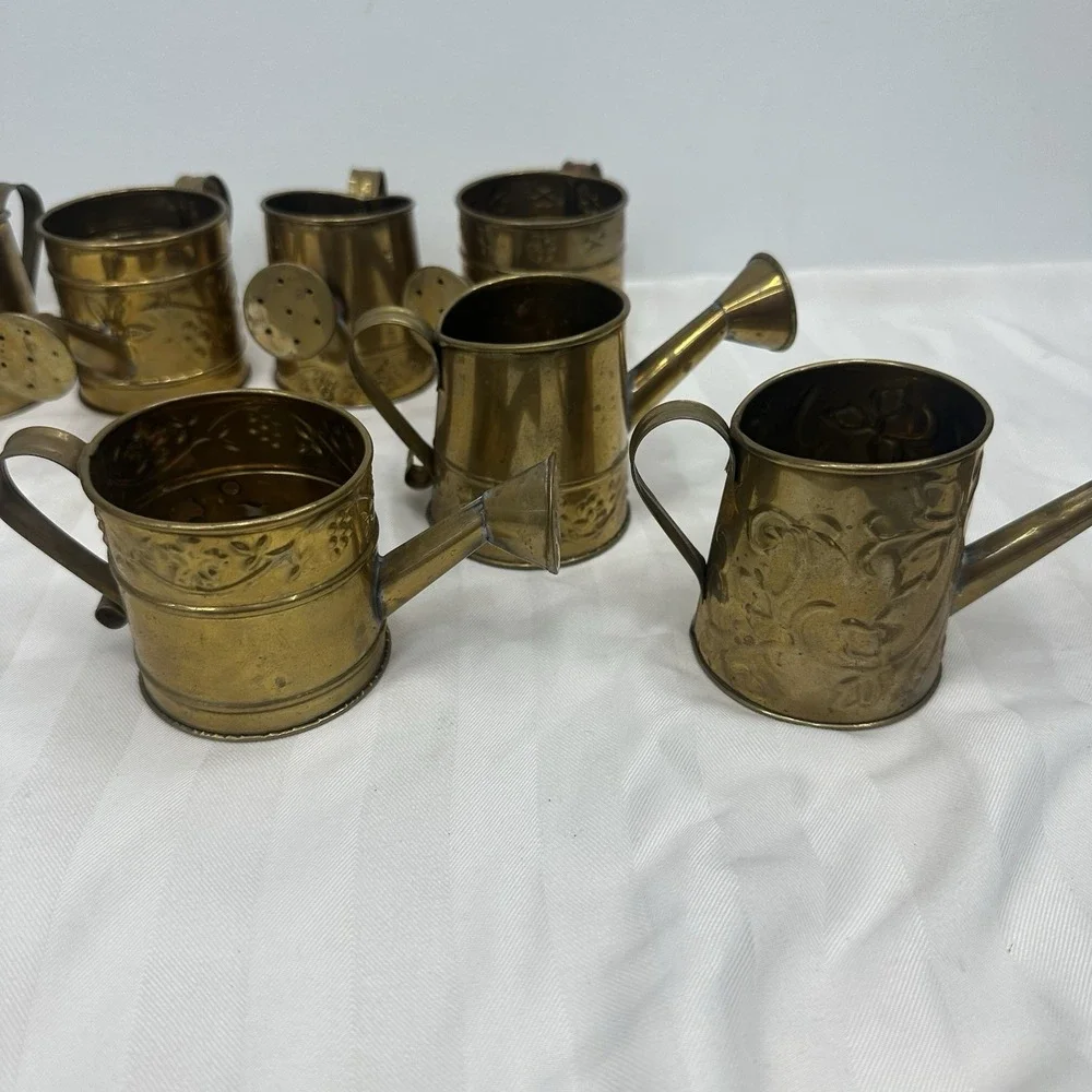 Lot 9 Vintage Hosley Brass 2.5